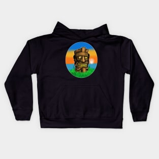 Tiki Sunset Kids Hoodie